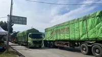 Kemacetan Truk Angkutan Barang di Pelabuhan Bakauheni Mulai Terurai