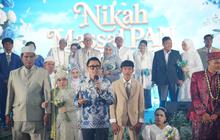 Kisah Haru 28 Pasangan Ikuti Nikah Gratis PAN, dari Satpam hingga Penyandang Disabilitas