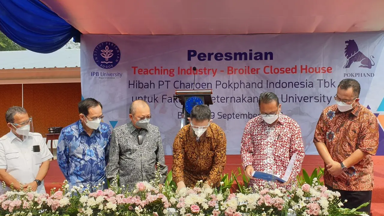 Peresmian Closed House Teaching Farm, Fakultas Peternakan IPB University