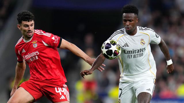 Foto: Vinicius Jr Kembali Jadi Pahlawan Kemenangan Real Madrid atas Benfica di Liga Champions