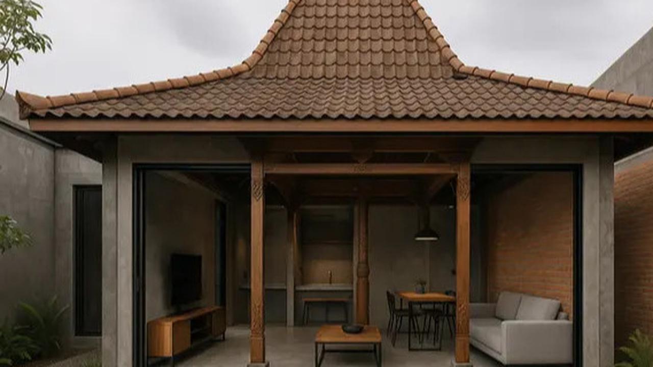 7 Inspirasi Rumah Joglo Modern Klasik Satu Lantai yang Nyaman dan Elegan