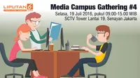 Kegiatan ini, terbuka untuk mahasiswa di wilayah Jabodetabek dan memiliki passion di bidang jurnalistik atau aktif dalam organisasi di kampus masing-masing.