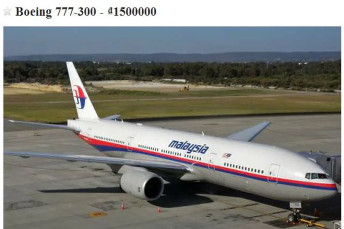 Setelah di eBay, Malaysia Airlines Diiklankan di Craigslist