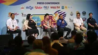 Konferensi pers PLN Mobile Proliga 2024 di SCTV Tower, Jakarta, Senin (22/4/2024).