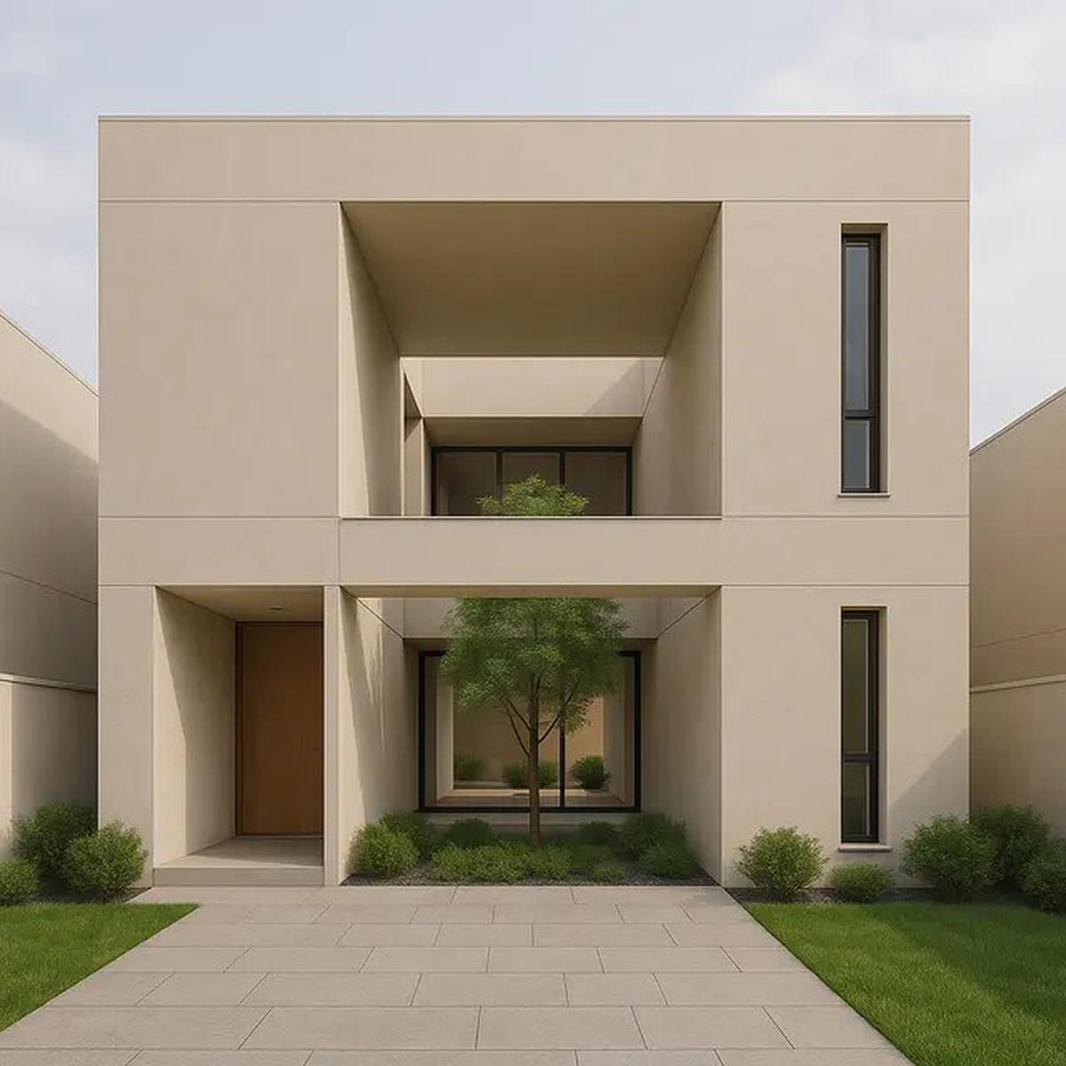 6 Model Rumah Brutalism Minimalis Tren 2025, Maksimalkan Luas Lahan Agar Tetap Estetik