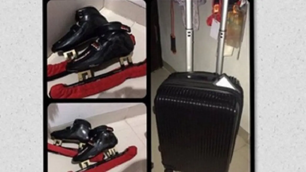 Atlit Ice Skating Kehilangan Sepatu di Soetta