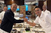Potret Raffi Ahmad Diskusi Bareng Anggito Abimanyu Wakil Menteri Keuangan, Dijuluki Utusan Khusus Presiden Paling Sibuk