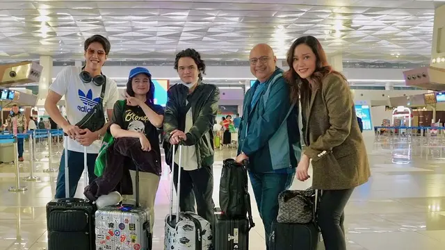 7 Potret Liburan Keluarga Maia Estianty ke London, Seru Ajak Calon Mantu