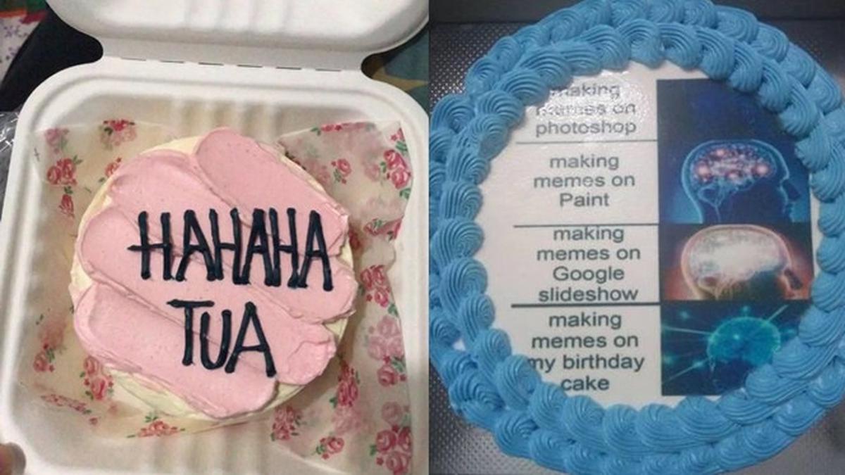 6 Tulisan di Kue Ulang Tahun Ini Nyeleneh, Bikin Tepuk Jidat - Hot