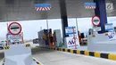Kondisi gerbang tol Cigombong I di Cigombong, Kab Bogor, Jawa Barat, usai diresmikan, Sabtu (1/12). Tol Ciawi-Sukabumi memiliki total panjang 54 Km dibagi menjadi empat seksi, antara lain Seksi I Ciawi-Cigombong 15,3 km. (Liputan6.com/Helmi Fithriansyah)