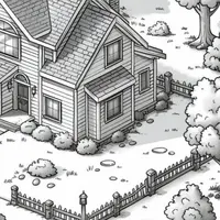 Ilustrasi Sketsa Rumah Mewah (Credit: benzoix/freepik)