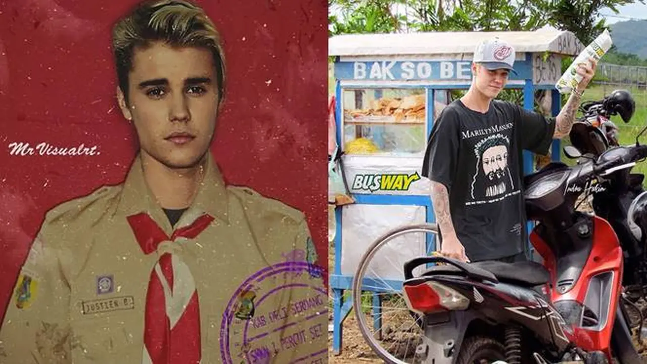 7 Editan Foto Justin Bieber Jadi Orang Indonesia Ini Kocak