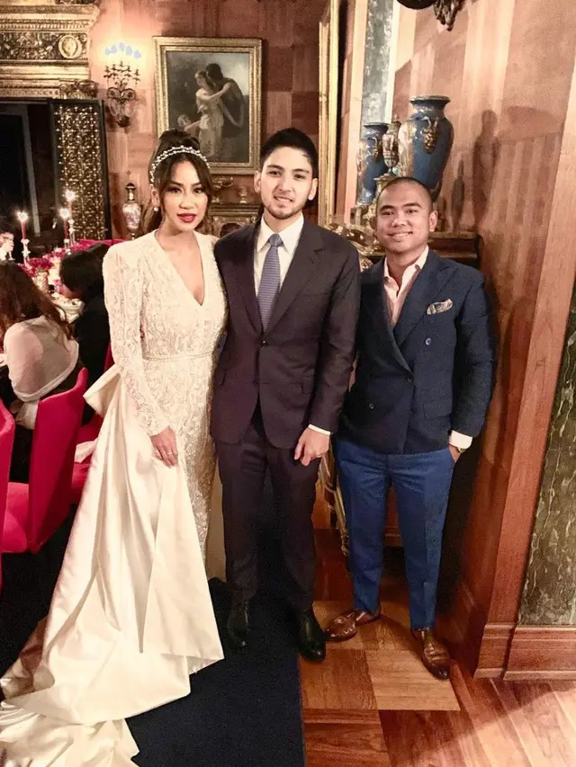 Momen Pernikahan Kezia Toemion & Aditya Trihatmanto di Los Angeles (Instagram/@frankhutapea via Brilio.net)