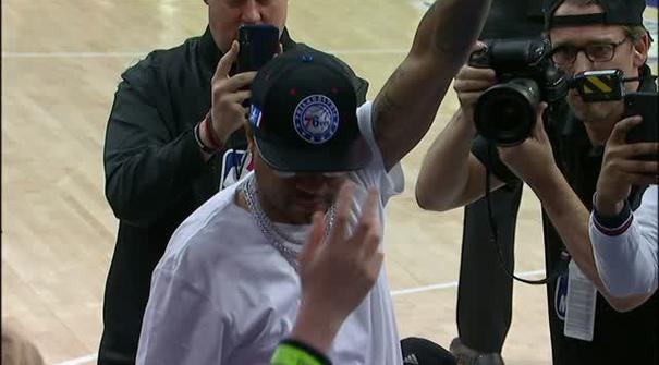 Berita video game recap NBA 2017-2018 antara Philadelphia 76ers melawan Miami Heat dengan skor 130-103.