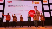 Indosat Ooredoo resmi luncurkan layanan 5G di Makassar. (Liputan6.com/ Agustinus Mario Damar)