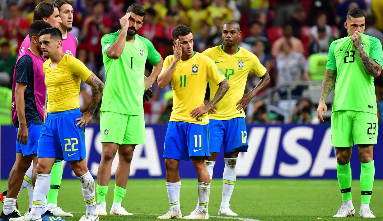FOTO Duka Pemain Brasil Usai Terdepak Di Piala Dunia 2018 Bola