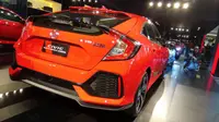 PT Honda Prospect Motor (HPM) menepati janjinya dengan memperkenalkan Honda Civic Hatchback Turbo di Jakarta, Jumat (9/6/2017).(Rio Apinino)