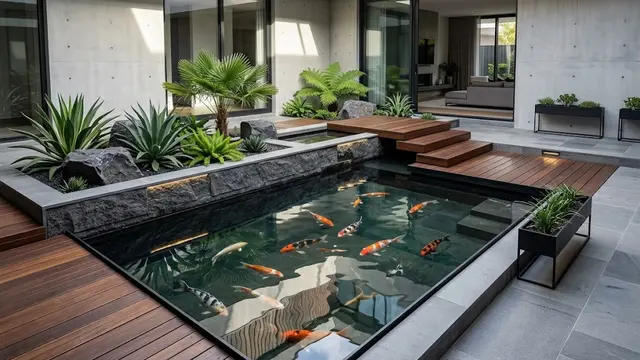 Kolam Dangkal Modern Kontemporer