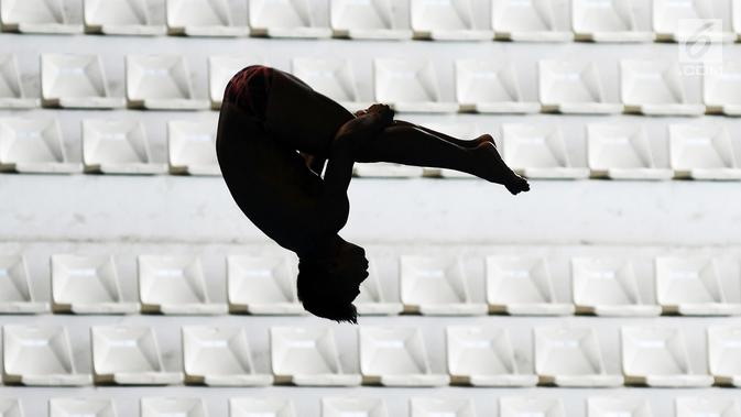FOTO: Gaya Atlet Loncat Indah Saat Bersaing di Babak Penyisihan
