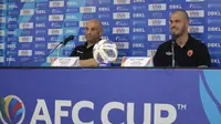 Kapten PSM Makassar, Wiljan Pluim, dalam sesi konferensi pers menjelang laga lanjutan Grup H Piala AFC 2022 di Stadion KLFA, Cheras, Minggu (26/6/2022). (Dok PSM).