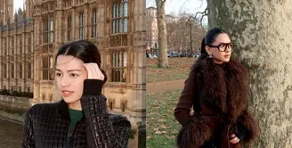 Menghabiskan momen akhir tahun 2025 dengan ibadah umrah, Zaskia Sungkar tampil menawan dalam balutan abaya hitam dan hijab syar’i senada. [@zaskiasungkar15].