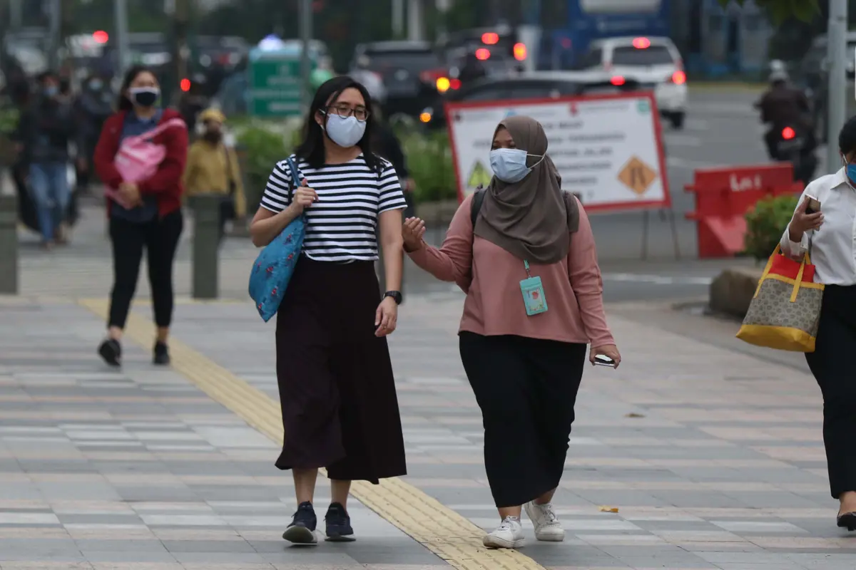 FOTO: Indonesia Dipastikan Alami Resesi