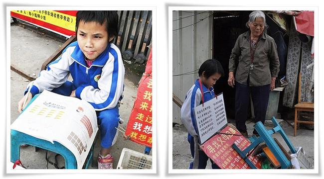 Mao Mao jualan sejak usia 5 tahun | Photo: Copyright mogaznews.com