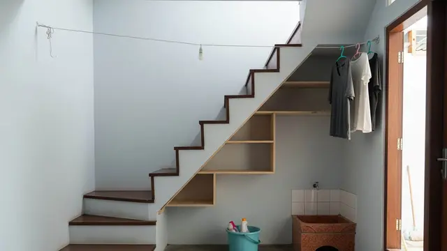 Contoh Rumah Sederhana 1 Lantai dengan Laundry Room Terbuka