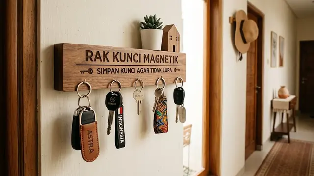 Ide Tempat Menyimpan Kunci agar Tidak Lupa Menaruhnya