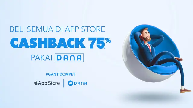 DANA Cashback 75%