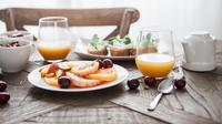 Ilustrasi sarapan. (dok. Unsplash.com/Brooke Lark)