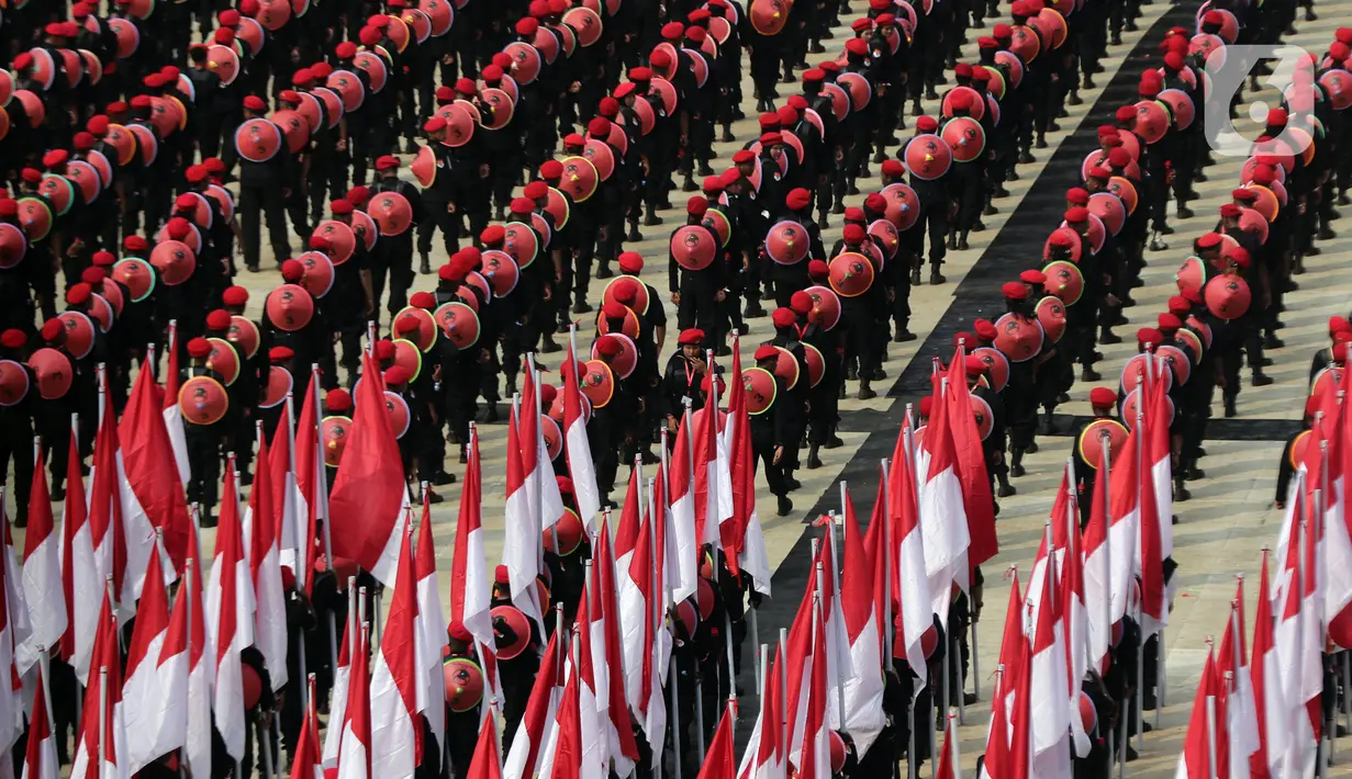 Kegiatan puncak peringatan Bulan Bung Karno juga diisi dengan pertunjukan seni budaya nusantara dan panggung seni. Liputan6.com/Helmi Fithriansyah)