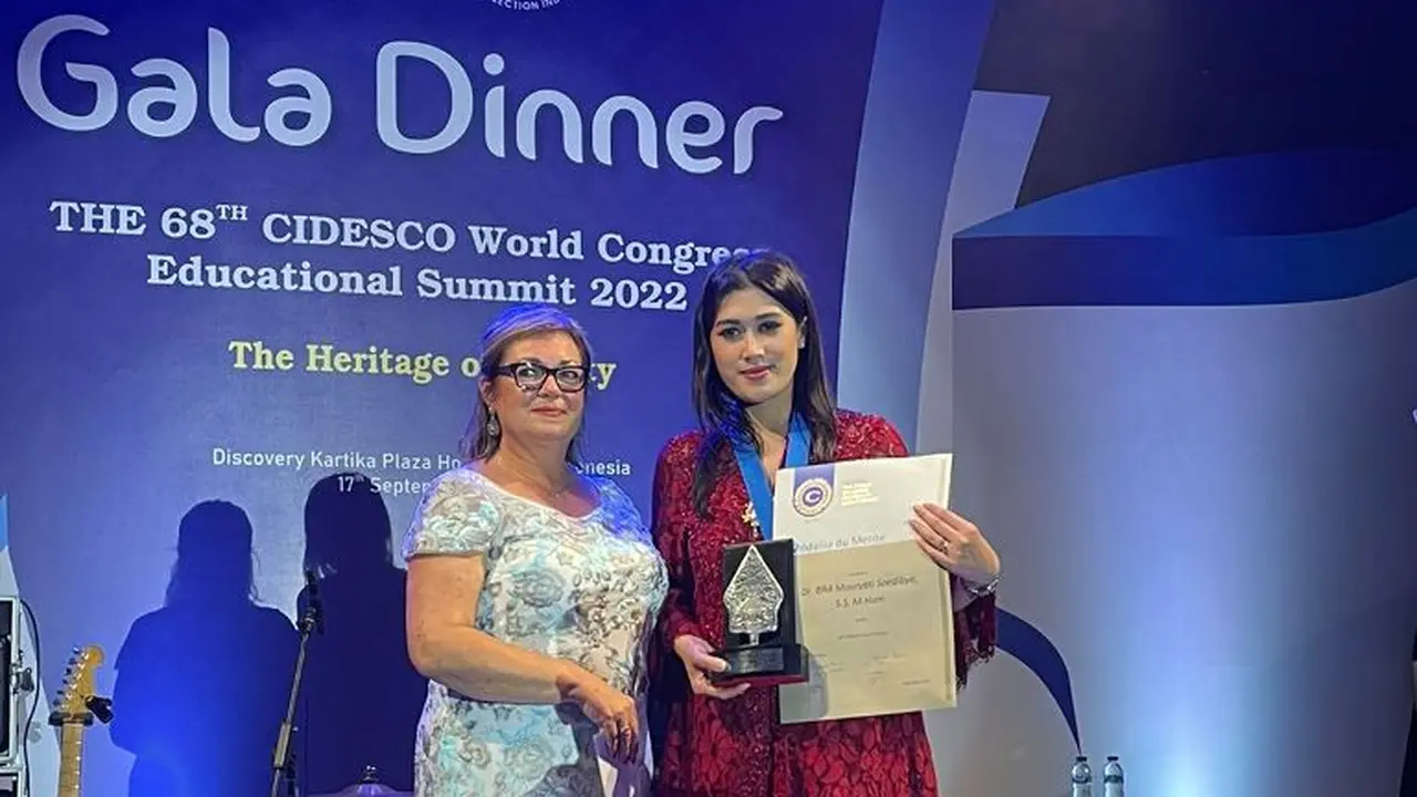 Pendiri MRAT Jadi Satu-satunya Orang Indonesia Peraih Award du Mérite  dari CIDESCO