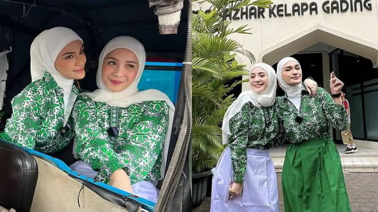 7 Potret Nagita Slavina saat Mengenang Masa Sekolah, Masih Cocok Jadi Anak SMP