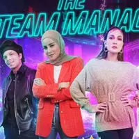 Luna Maya bersama Atta Halilintar, Olla Ramlan, dan Vidi Aldiano (Istimewa)