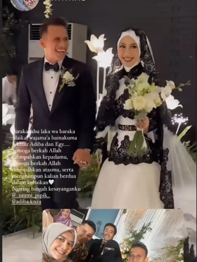Umi Pipik Dampingi Adiba Menikah