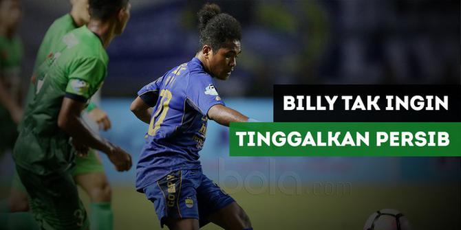 VIDEO: Billy Keraf Ingin Bertahan di Persib Bandung