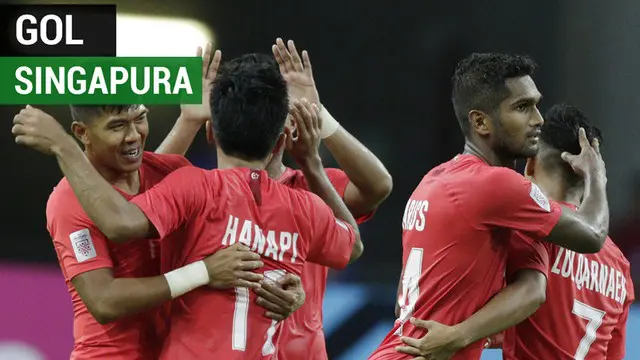 Berita video momen gol kapten tim Singapura, Hariss Harun, saat mengalahkan Timnas Indonesia pada laga pertama Grup B Piala AFF 2018, Jumat (9/11/2018).