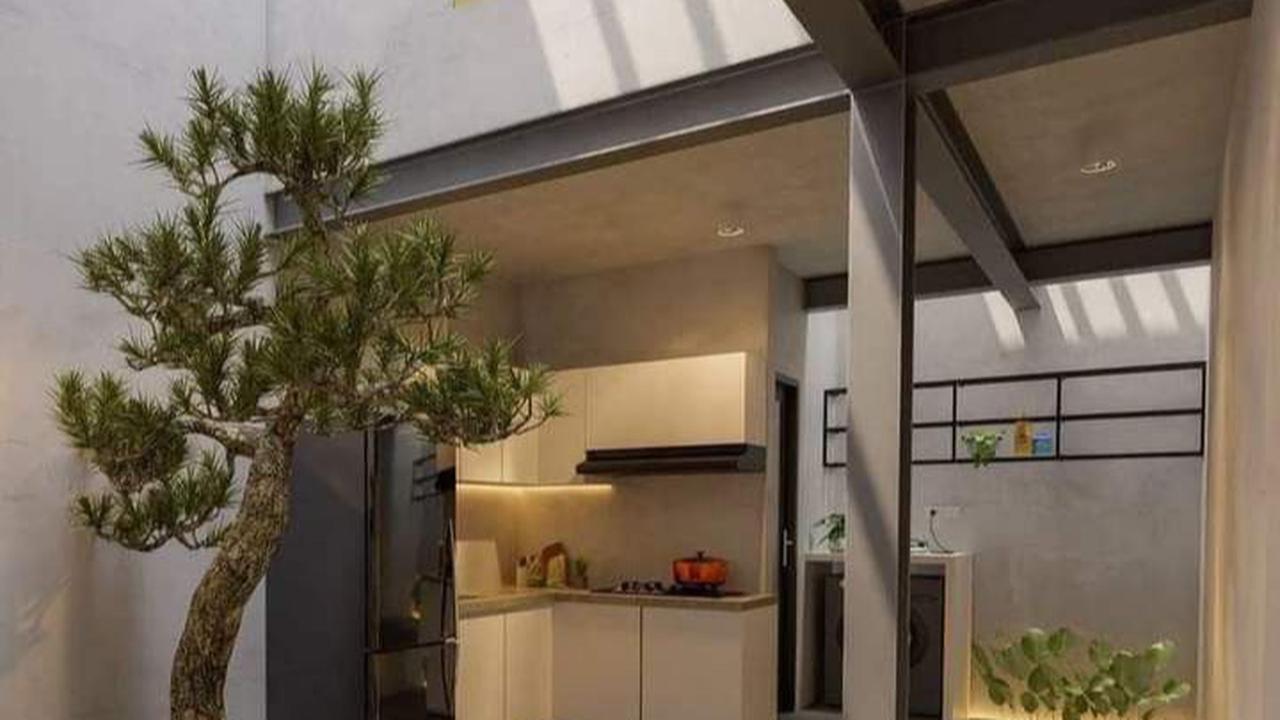 Dapur Terbuka Mewah Minimalis