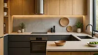 7 Tren Desain Dapur 2025, Perpaduan Modern dan Sentuhan Alami