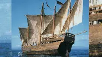 Perahu bernama Niña ditumpangi oleh Christopher Columbus ketika kembali dari benua Amerika ke Eropa. (Sumber artvoice.com)