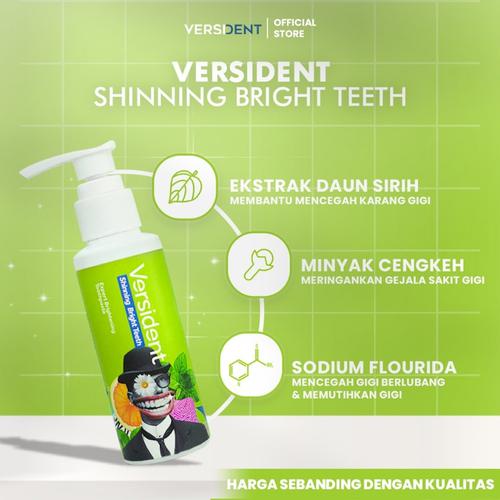 Versident Shinning Bright Teeth Usage