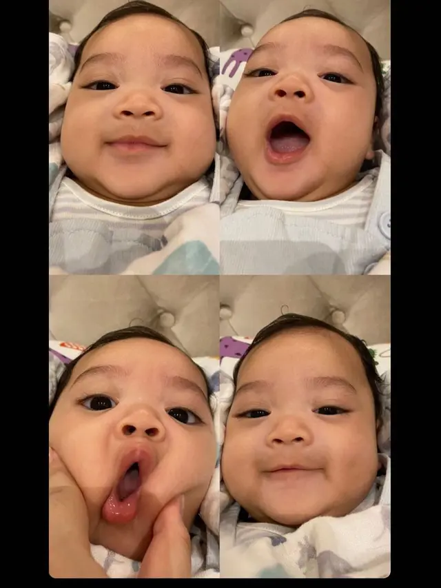 [Fimela] Penantian Lama, Ini 6 Potret Baby Gin Anak Gilang Dirga yang Menggemaskan