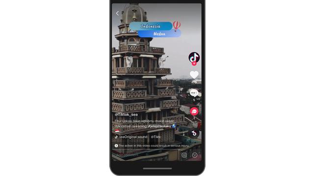 fitur tag location TikTok