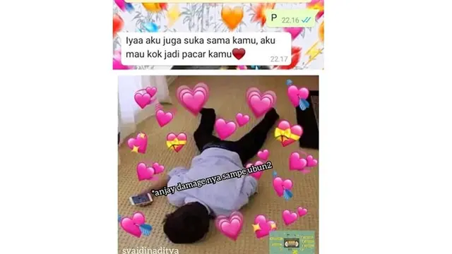 6 Chat ke Gebetan 'Damage Bukan Main' Ini Bikin Senyum Sendiri