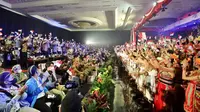Malam puncak Gebyar Nusantara Gemilang Jawa Timur 2022 Polda Jatim dalam rangka memperingati HUT RI. (Istimewa).