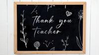 Ilustrasi terima kasih, guru. (Image by Freepik)