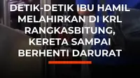 Seorang ibu hamil mendadak melahirkan di dalam kereta KRL Commuter Line relasi Rangkasbitung-Tanah Abang pada Kamis (24/9/2026).

Momen dramatis ini bermula saat penumpang tersebut merasakan kontraksi hebat di tengah perjalanan.

Mengetahui hal itu, petugas keamanan di dalam kereta bergerak cepat...