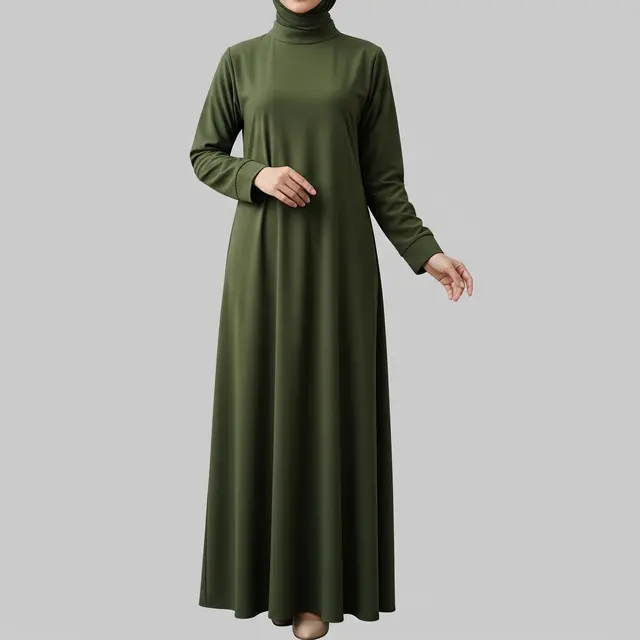 Gamis Bahan Polyester