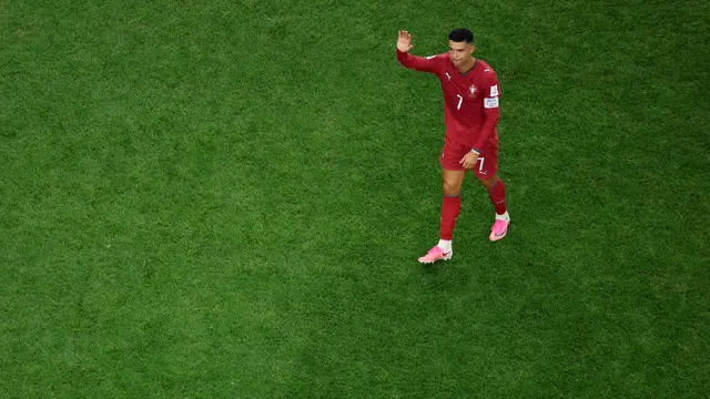 Pemain Portugal Cristiano Ronaldo